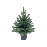 Hectarul - Bradut artificial premium 60 cm cu aspect natural, verde, ghiveci inclus - Firian MagicHome